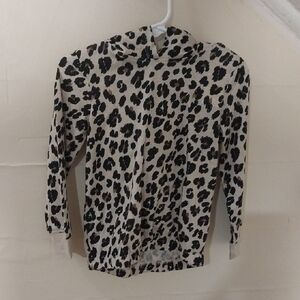 Garanimals Leopard Print Kids Hoodie - Black and Tan